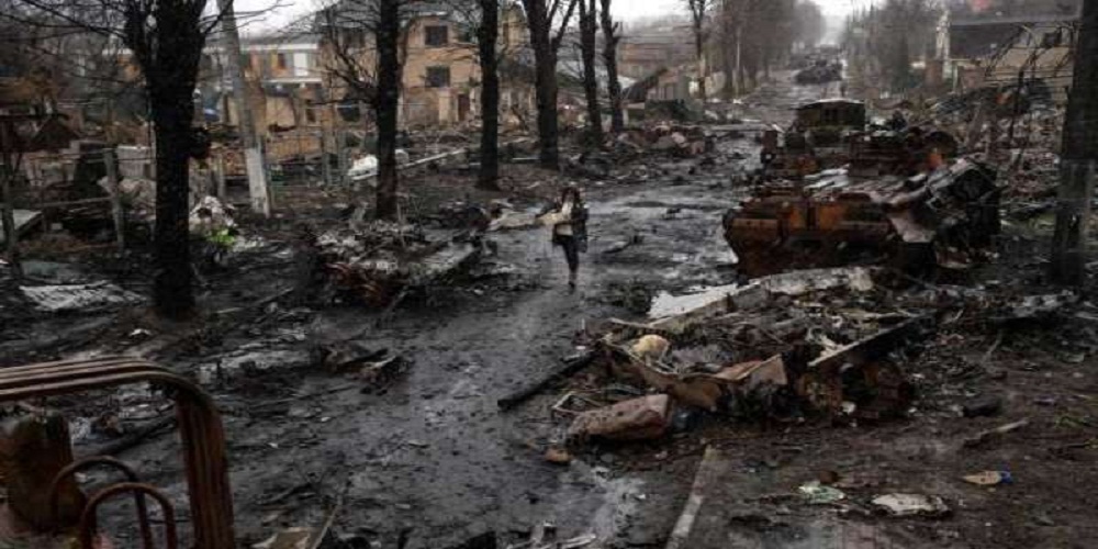 युक्रेनमा रसियाले युद्ध अपराध गरेको भन्दै विश्वव्यापी विरोध